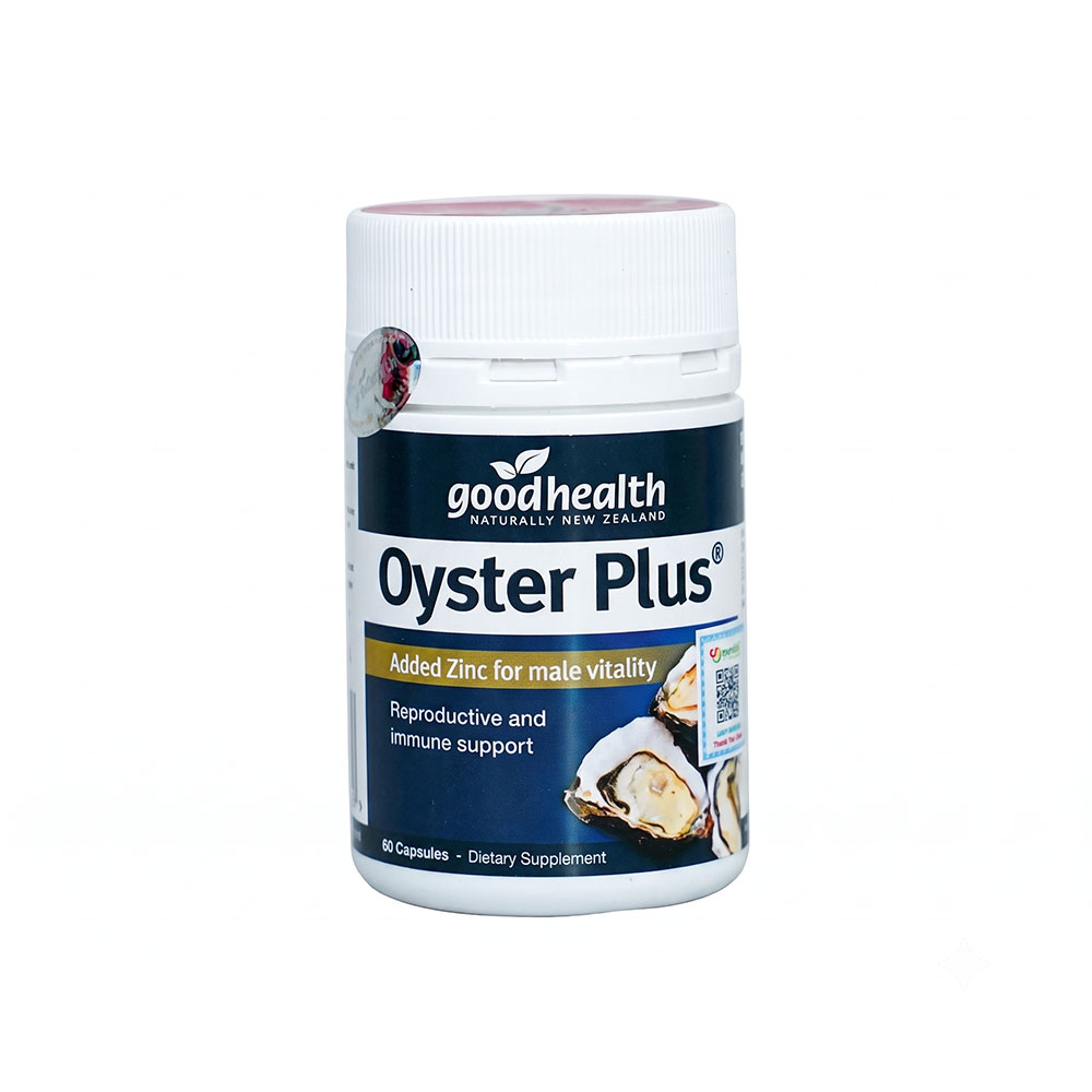 Tinh chất hàu Oyster Plus Goodhealth New Zealand 60 viên - Chuỗi Nhà Thuốc Minh Châu