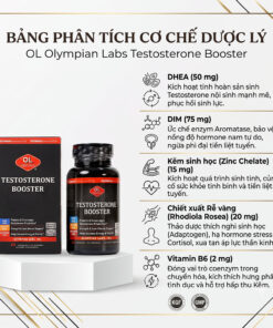 Bảng Phân Tích Cơ Chế Dược Lý Của Olympian Labs Testosterone Booster