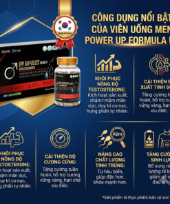Công dụng nổi bật của viên uống Men Power UP Formula