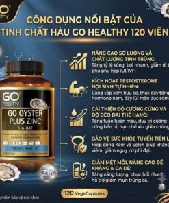 Công dụng nổi bật tinh chất hàu GO Healthy 120 viên
