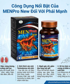Công dụng nổi bật của Menpro New đối với phái mạnh - Chuỗi Nhà Thuốc Minh Châu