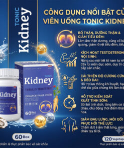 Công dụng nổi bật của viên uống Tonic Kidney 60 viên