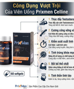 Công dụng vượt trội của viên uống Prixmen Celline