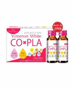 Nước uống bổ sung Collagen và Placenta Vimeron White Copla Nhật Bản hộp 10 chai x 50ml chính hãng
