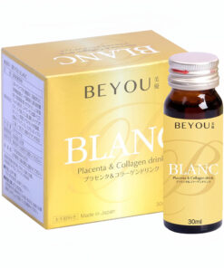 Nước uống Placenta & Collagen Beyou Blanc Nhật Bản chính hãng hộp và chai