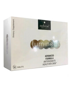 Hộp viên uống trắng da cà chua trắng Sakura Luminous 30 viên chính hãng Nhật Bản