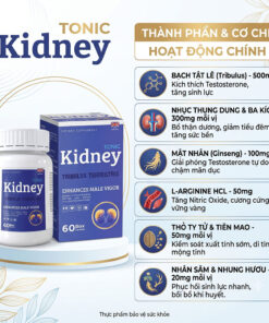 Thành phần cơ chế hoạt động Tonic Kidney 60 viên