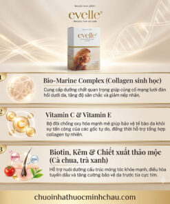 Chi tiết thành phần Bio-Marine Complex, vitamin và dưỡng chất trong hộp viên uống Evelle Pharma Nord chính hãng Đan Mạch
