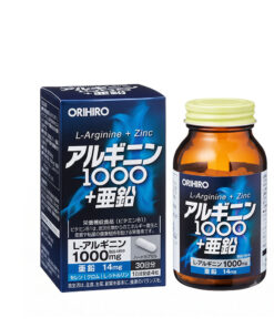 Viên uống L-Arginine 1000mg & Zinc Orihiro 120 viên Nhật Bản