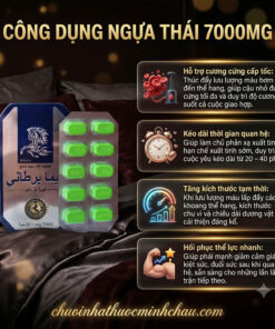Công dụng thuốc Ngựa Thái 7000mg giúp hỗ trợ cương cứng và kéo dài thời gian quan hệ