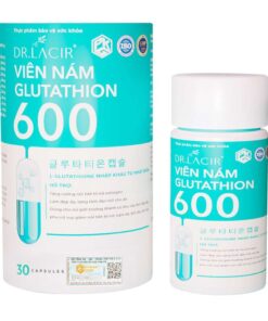 Viên uống trắng Glutathione 600 Dr Lacir mẫu mới 2026