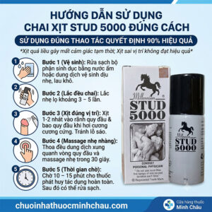 Hướng dẫn cách dùng chai xịt Stud 5000