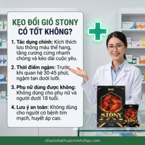 Kẹo Đổi Gió Stony Có Tốt Không