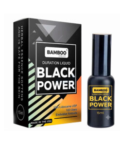 Chai xịt Bamboo Delay Black Power chính hãng của Mỹ hỗ trợ chống xuất tinh sớm