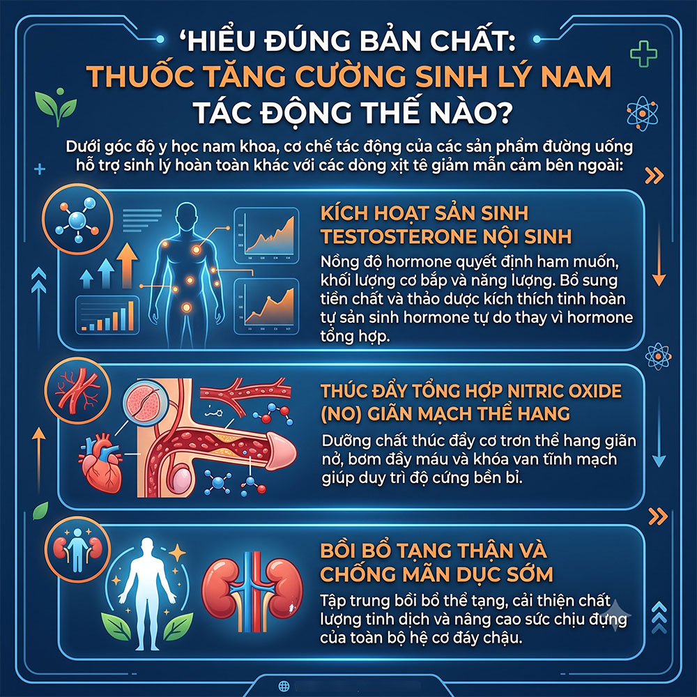 Cơ Chế Tác Động Của Thuốc Tăng Cường Sinh Lý Nam Của Mỹ