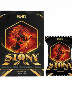 Hộp kẹo đổi gió Stony chính hãng 8 viên hỗ trợ tăng cường sinh lý nam