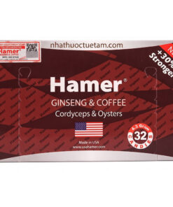 Hộp kẹo sâm Hamer Mỹ chính hãng 32 viên tăng cường sinh lý nam có bán tại nhà thuốc