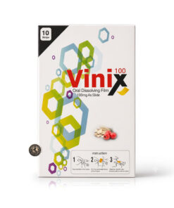Hộp tem ngậm Vinix 100mg hỗ trợ cương cứng chính hãng Hàn Quốc