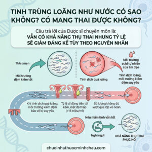Tinh trùng loãng như nước có sao không có mang thai được không - Phân tích khả năng sống sót qua môi trường acid âm đạo và tỷ lệ thụ thai