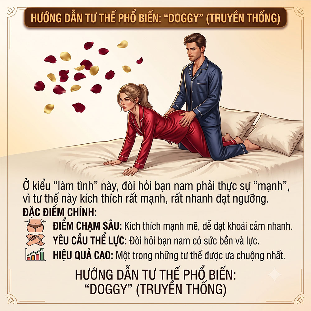 Tư Thế Doggy Truyền Thống Và Kỹ Thuật Kiểm Soát Nhịp Độ