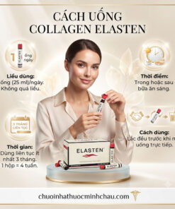 Hướng dẫn cách uống và liều dùng nước uống collagen Elasten đúng cách