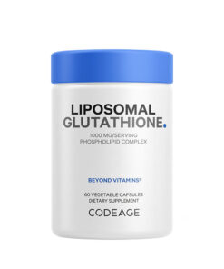 Lọ viên uống Codeage Liposomal Glutathione 1000mg chính hãng Mỹ hộp 60 viên nang thực vật