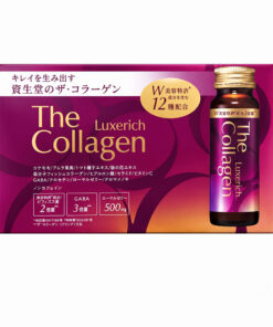 Hộp 10 chai nước uống Shiseido The Collagen Luxerich chính hãng Nhật Bản