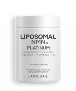 Hộp viên uống Codeage Liposomal NMN Platinum 90 viên chính hãng của Mỹ giúp trẻ hóa tế bào tại Chuỗi Nhà Thuốc Minh Châu