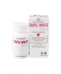 Viên uống trắng da chống nắng Triple White Extra chính hãng Mỹ hộp 50 viên nguyên tem